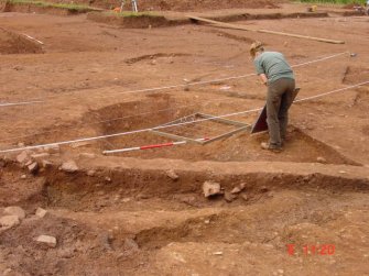 Excavation, Pit F85 complex, Whittingehame Tower, Traprain Law Environs project Phase 2, East Lothian