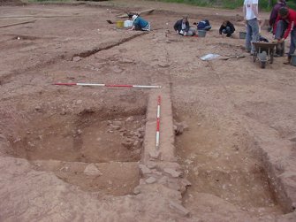 Excavation, Pit F85 complex, Whittingehame Tower, Traprain Law Environs project Phase 2, East Lothian