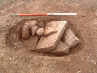 Archaeological excavation, Pit F251, Knowes Farm, Traprain Law Environs Project Phase 2, East Lothian