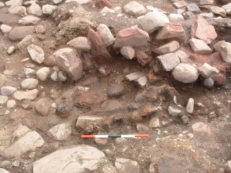 Archaeological excavation, CS2 oven F299, Knowes Farm, Traprain Law Environs Project Phase 2, East Lothian