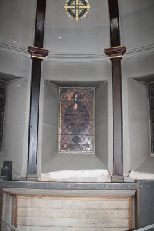 Standing building survey, Room 1/1, Detail of window in organ bay in the SE wall, Buccleuch Parish Church, 33 Chapel Street, Edinburgh