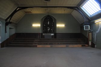 Standing building survey, Room 1/1, General view of the SW wall, Buccleuch Parish Church, 33 Chapel Street, Edinburgh