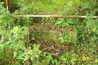 Archaeological evaluation, Structure B, Detail of steps within Structure B, Stirling Road, Strathleven