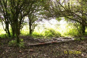 Archaeological evaluation, Structure C, General shot of Structure C, Stirling Road, Strathleven