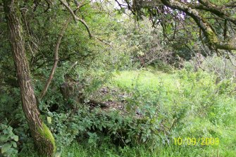 Archaeological evaluation, Structure G, General shot of Structure G, Stirling Road, Strathleven