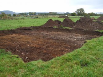 Archaeological evaluation, General view, East Beechwood Farm, Highland