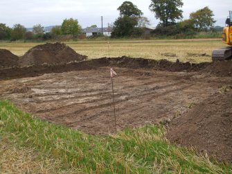 Archaeological evaluation, General trench view, East Beechwood Farm, Highland