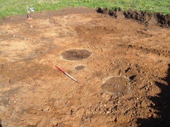 Archaeological evaluation, General view, East Beechwood Farm, Highland