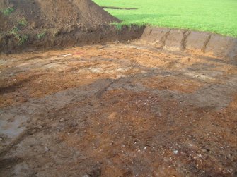 Archaeological evaluation, General view, East Beechwood Farm, Highland