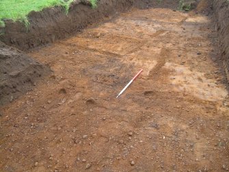 Archaeological evaluation, General view, East Beechwood Farm, Highland