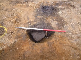 Archaeological evaluation, Detail view, East Beechwood Farm, Highland