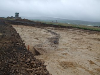 Watching brief, Detail of curvilinear feature, Area A/C, Machrihanish