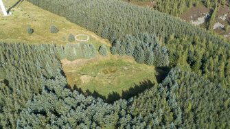 Oblique aerial view