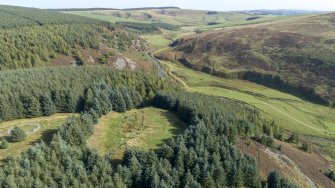 Oblique aerial view