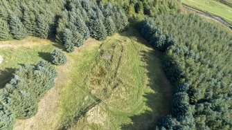 Oblique aerial view