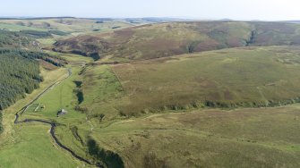 Oblique aerial view