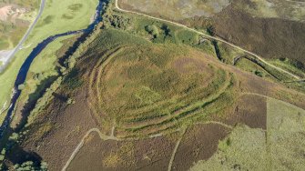 Oblique aerial view