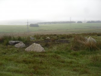 Archaeological evaluation, General view, Nine Stone Rig