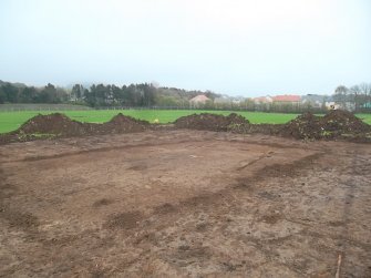 Archaeological evaluation, Trench 4a, General view of 403 post-excavation, Newhouse, North Berwick