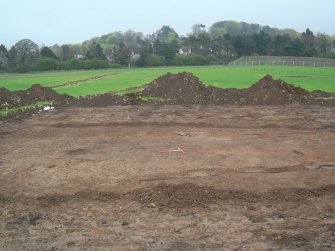 Archaeological evaluation, Trench 4a, General view of 403 post-excavation, Newhouse, North Berwick