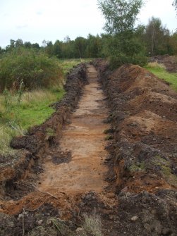 Archaeological evaluation, Post-excavation general view of Trench 10, Former Forrest Furnishings, Thornybank Industrial Estate, Dalkeith