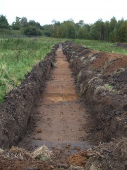 Archaeological evaluation, Post-excavation general view of Trench 8, Former Forrest Furnishings, Thornybank Industrial Estate, Dalkeith