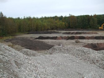 Archaeological evaluation, Post-excavation general view of trenches in NE area, Former Forrest Furnishings, Thornybank Industrial Estate, Dalkeith
