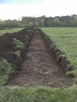 Archaeological evaluation, Post excavation trench 9, Townend Brae, Phase 2, Symington