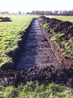 Archaeological evaluation, Post excavation trench 17, Townend Brae, Phase 2, Symington