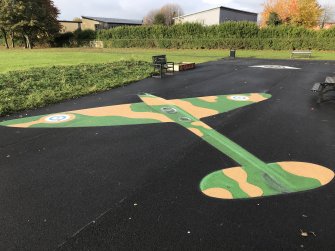 Investigators image of the former Grangemouth Airfield site.