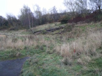 Evaluation Photograph, General. Quarry site, facing NE, Harvester's Way, Wester Hailes