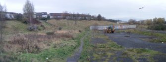 Evaluation Photograph, General. Quarry site, facing SW, Harvester's Way, Wester Hailes
