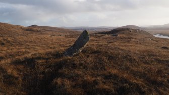 Standing stone, Maari. View from NW. 