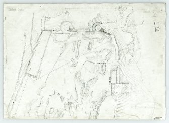 Tarbert, Tarbert Castle.
Part plan of site, sheet 2.