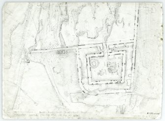 Tarbert, Tarbert Castle.
Part plan of site, sheet 1.