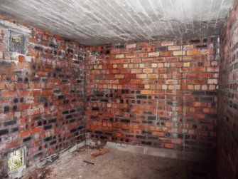 View of interior of WW2 building situated on NW side of aerodrome perimeter.