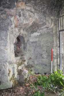 Historic building survey, Detail of drawhole 10a, Limekilns, Harbour Road, Charlestown