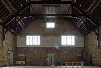 Historic Building Recording Photograph, East internal elevation, facing east, Dalkeith Corn Exchange