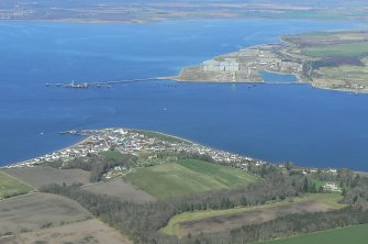 Aerial view of Cromarty and Nigg, Cromarty Firth, looking N.