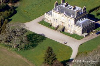 Aerial view of Cromarty House Cromarty, looking SSW.