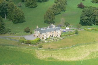 Aerial view of Shandwick House, Easter Ross, looking NE.
