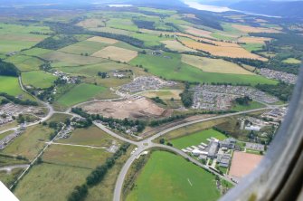 Aerial view of Culduthel development, Inverness, looking WSW.
