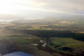 Aerial view of Sydera Wood including Camore Wood, W of Dornoch, looking SW.