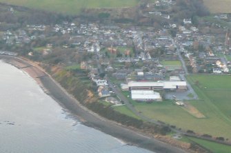 Aerial view of Fortrose, Black Isle, looking NW.