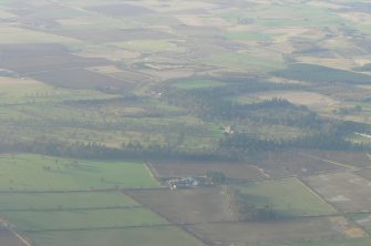 Oblique aerial view of Glamis Castle, near Forfar, looking W.