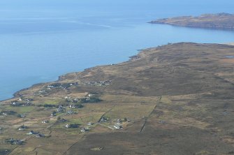 Aerial view of Lonemore, An Oirthir, Carn Dearg, looking W.
