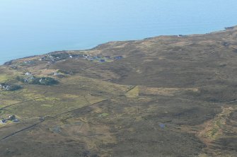 Aerial view of Lonemore, An Oirthir and Am Fasach on Gairloch Bay, looking SW.