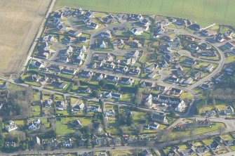 Aerial view of Braes of Conon, Conon Bridge, Easter Ross, looking SE.