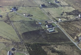 Oblique  low-level aerial view of  Big Sand, W of Gairloch, Wester Ross, looking N.