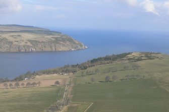 Aerial view of South Sutor, The Cromarty Firth and North Sutor, looking NE.
